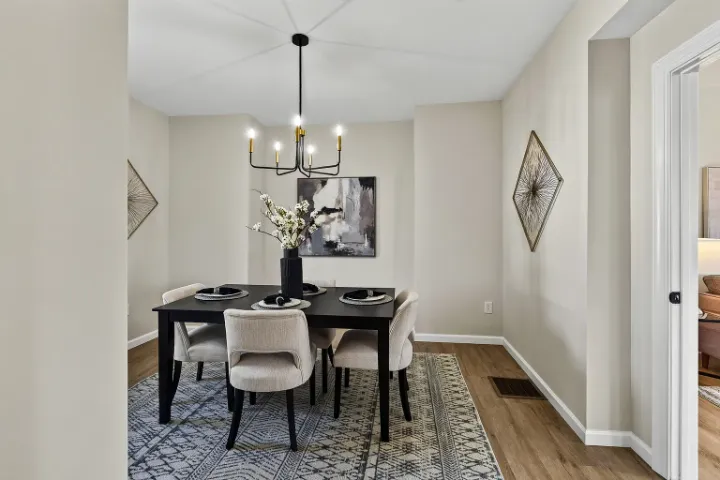 Dining room, wide view